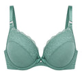 Droi Elegant Lace Push-Up Bra – Sage Green