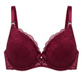 Droi Maroon Lace Bra with Adjustable Straps