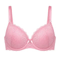 Droi Pink Lace Bra with Adjustable Straps